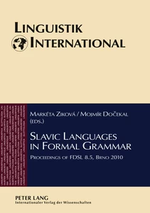 Title: Slavic Languages in Formal Grammar