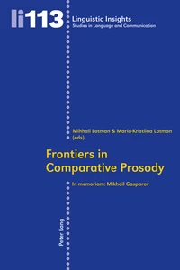 Title: Frontiers in Comparative Prosody