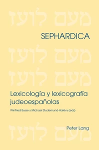 Title: Lexicología y lexicografía judeoespañolas