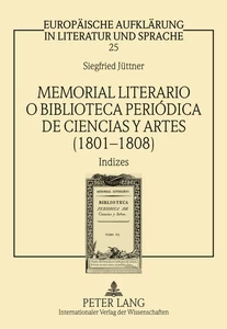 Title: Memorial literario o Biblioteca periódica de ciencias y artes (1801-1808)