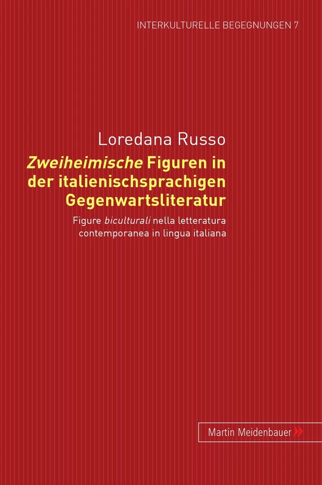 Titel: Zweiheimische Figuren in der italienischsprachigen Gegenwartsliteratur