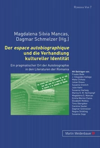 Title: Der "espace autobiographique</I> und die Verhandlung kultureller Identität