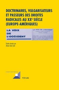 Title: Doctrinaires, vulgarisateurs et passeurs des droites radicales au XX e  siècle- (Europe-Amériques)