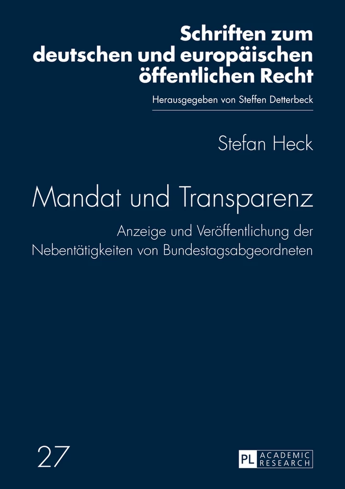 Titel: Mandat und Transparenz