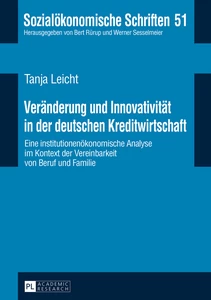 Title: Veränderung und Innovativität in der deutschen Kreditwirtschaft