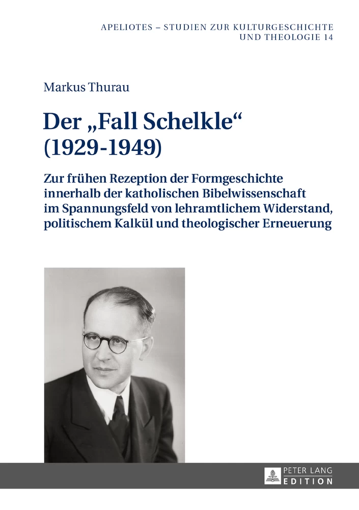 Titel: Der «Fall Schelkle» (1929–1949)