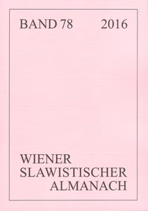Title: Wiener Slawistischer Almanach Band 78/2016