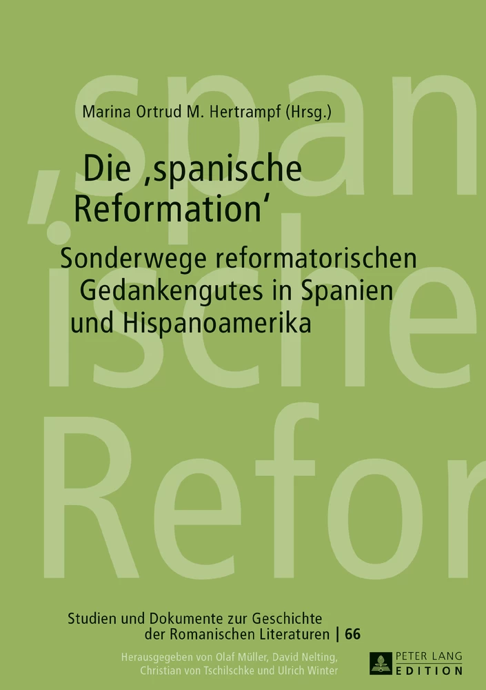 Titel: Die «spanische Reformation»