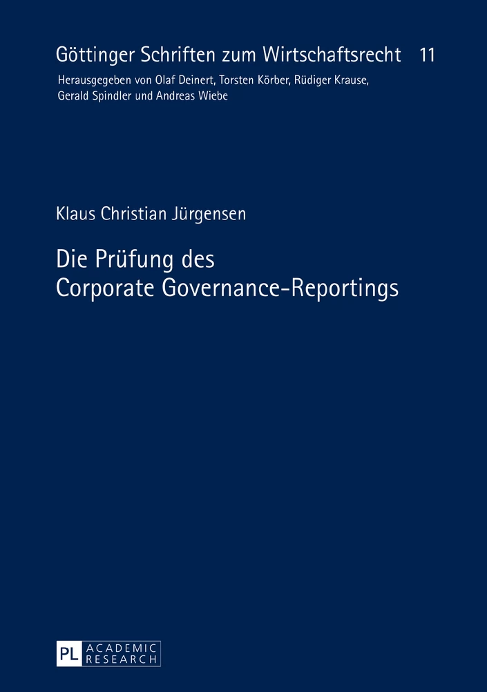 Titel: Die Prüfung des Corporate Governance-Reportings