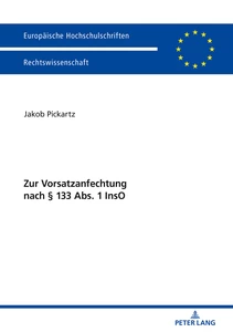Title: Zur Vorsatzanfechtung nach § 133 Abs. 1 InsO