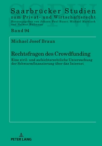 Title: Rechtsfragen des Crowdfunding