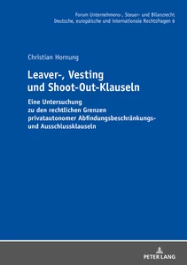 Title: Leaver-, Vesting- und Shoot-Out-Klauseln
