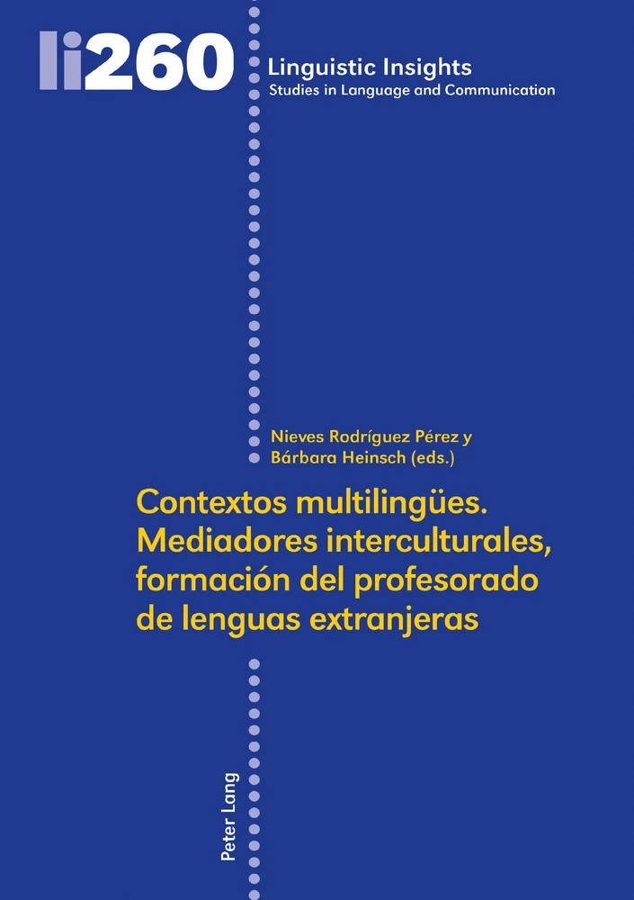 Title: Contextos multilingües. Mediadores interculturales, formación del profesorado de lenguas extranjeras