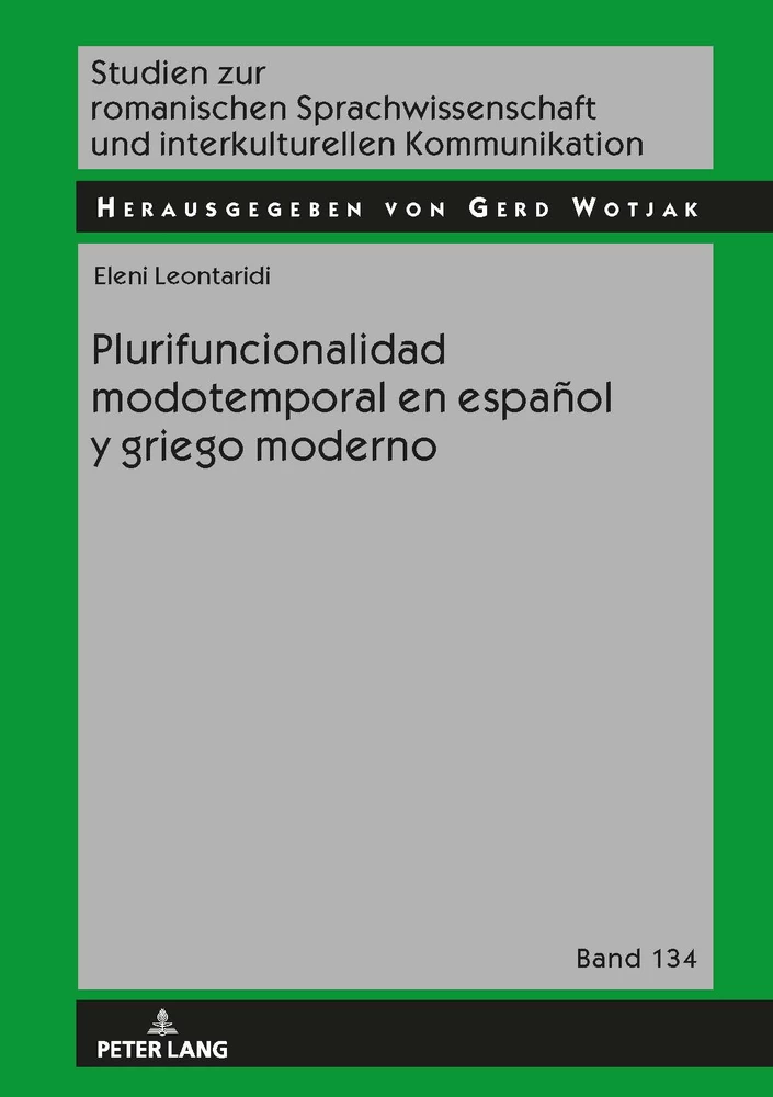 Title: Plurifuncionalidad modotemporal en español y griego moderno