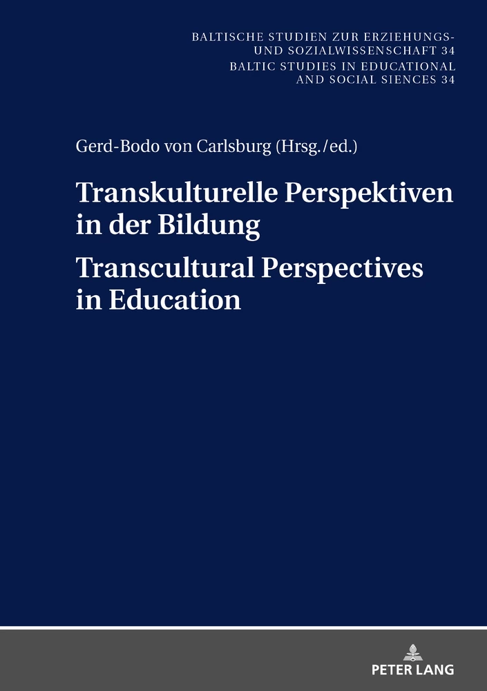 Title: Transkulturelle Perspektiven in der Bildung – Transcultural Perspectives in Education