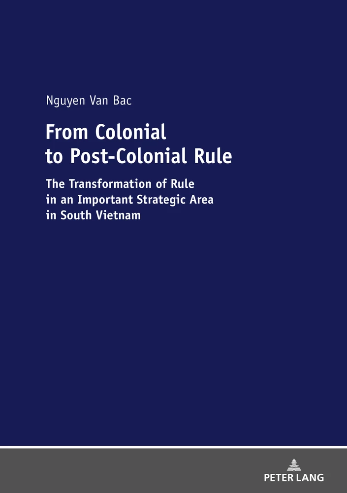 Title: From Colonial to Post-Colonial Rule