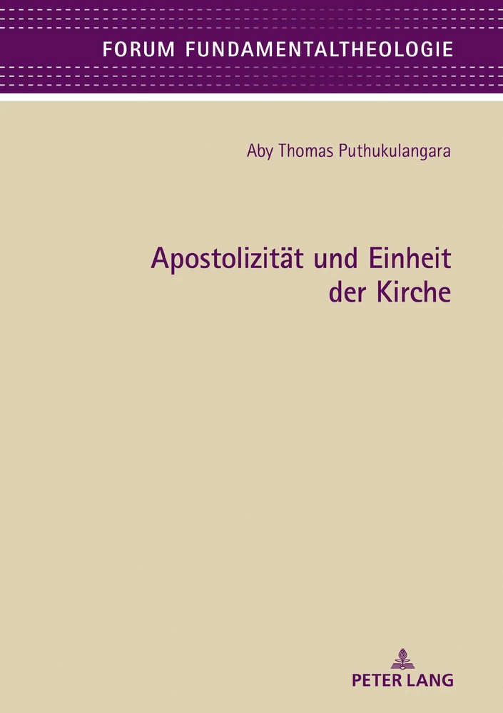 Titel: Apostolizität und Einheit der Kirche