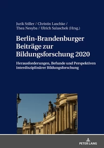 Titel: Berlin-Brandenburger Beiträge zur Bildungsforschung 2020