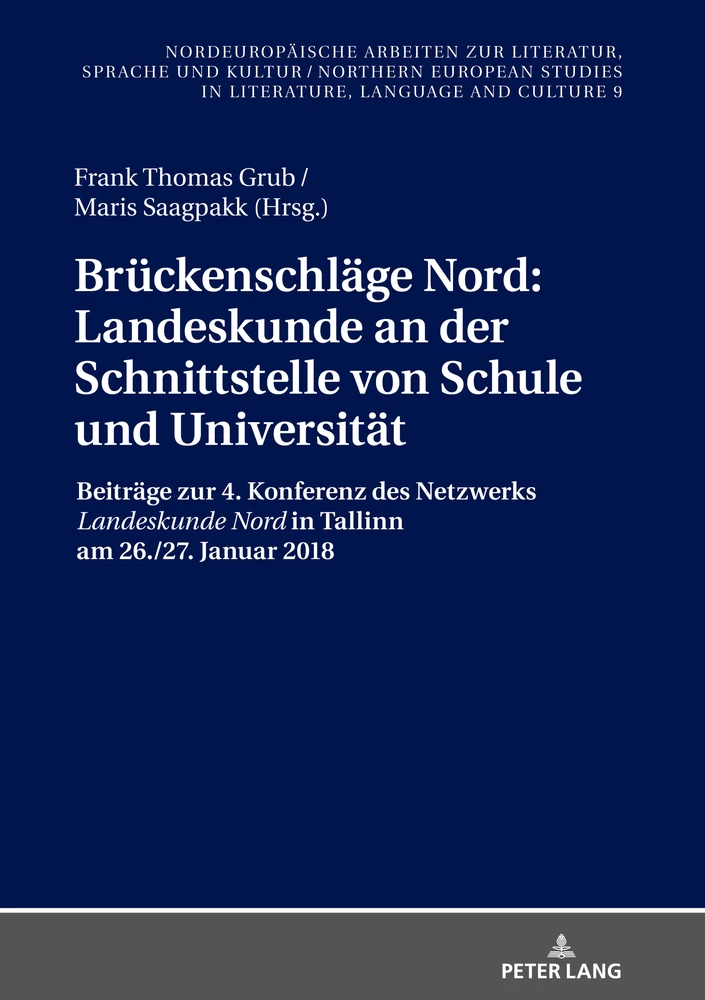 Title: Brückenschläge Nord: Landeskunde an der Schnittstelle von Schule und Universität