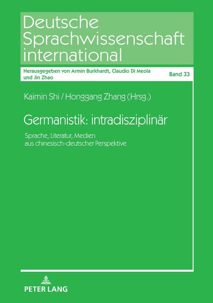 Titel: Germanistik: intradisziplinär