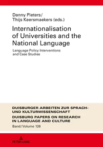 Title: Internationalization of Universities and the National Language