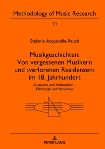 Title: Musikgeschichten: Von vergessenen Musikern und ›verlorenen Residenzen‹ im 18. Jahrhundert