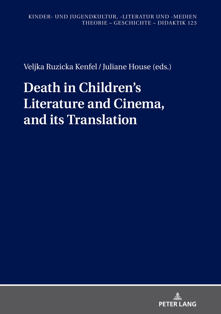 Title: Death in children's literature and cinema, and its translation
