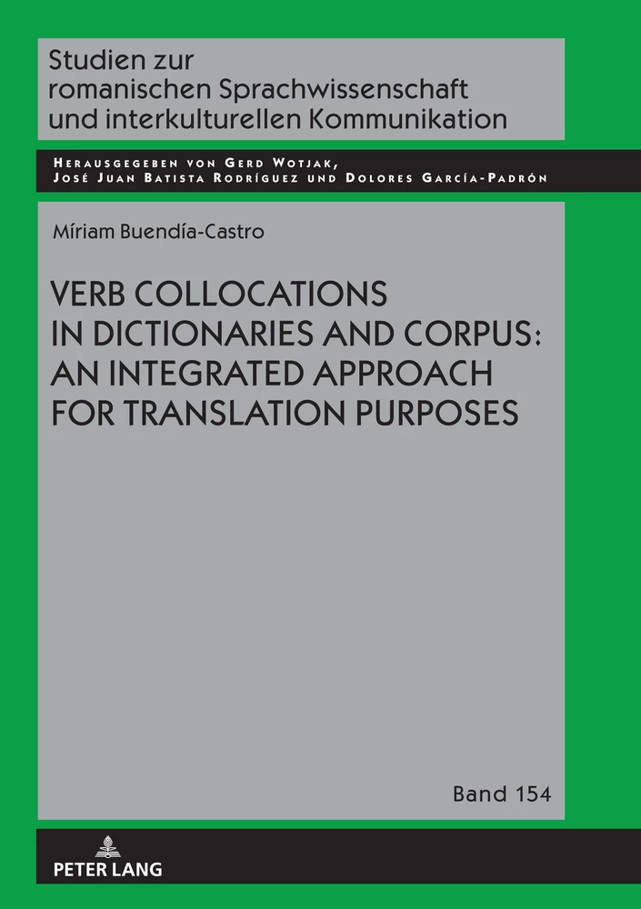 Title: Verb Collocations in Dictionaries and Corpus: an Integrated Approach for Translation Purposes