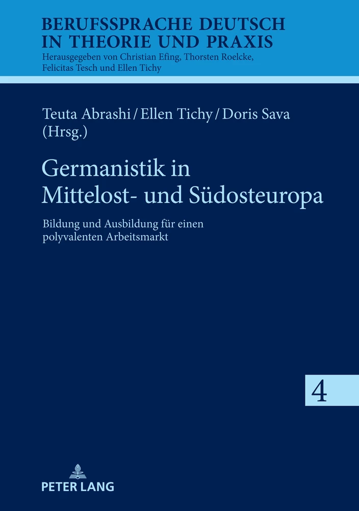 Titel: Germanistik in Mittelost- und Südosteuropa