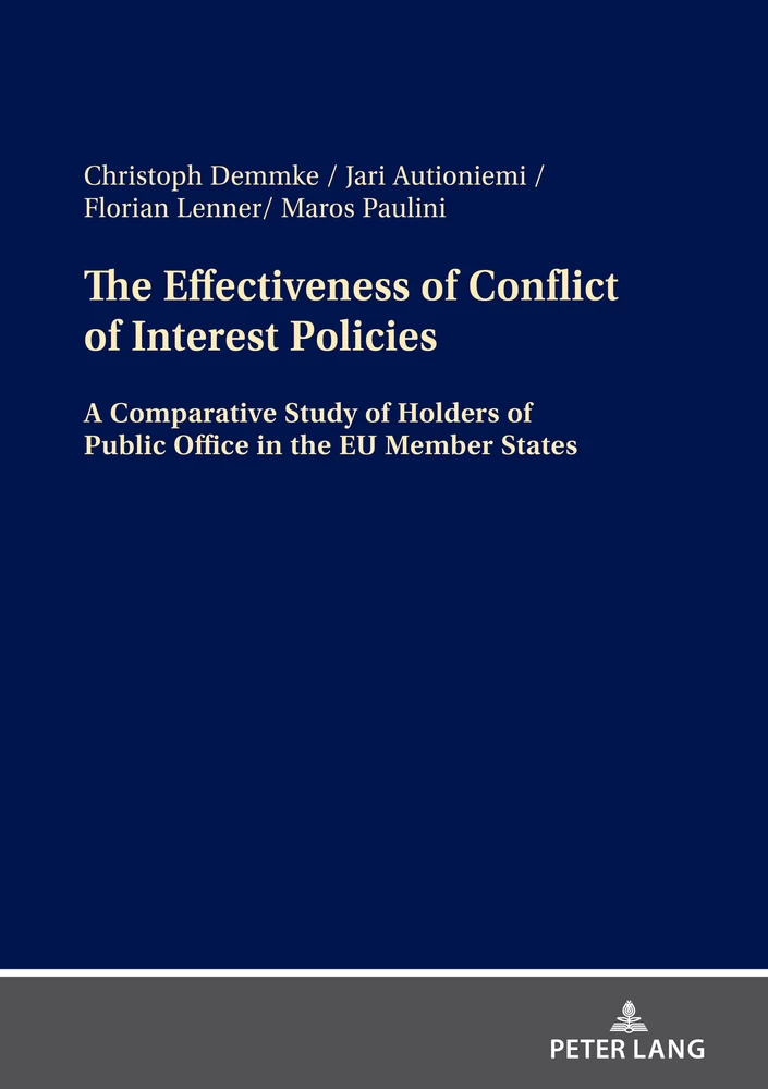 Title: The Effectiveness of Conflict of Interest Policies