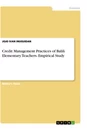 Titel: Credit Management Practices of Balili Elementary Teachers. Empirical Study