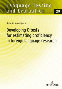 Title: Developing C-tests for estimating proficiency in foreign language research