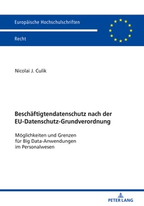 Title: Beschäftigtendatenschutz nach der EU-Datenschutz-Grundverordnung