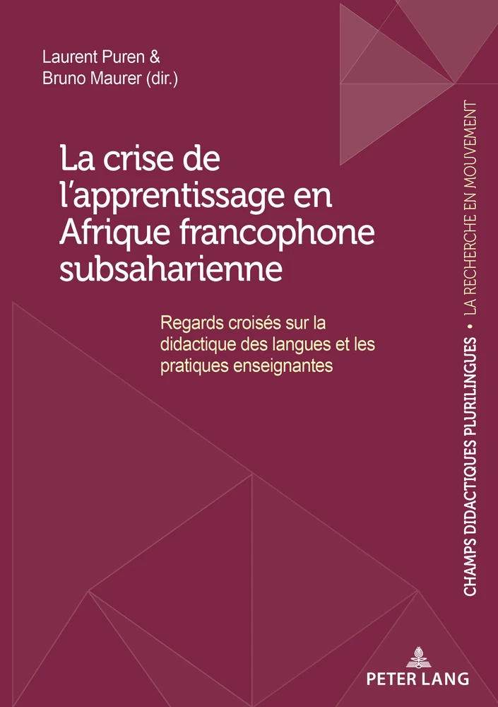 Titre: La crise de l’apprentissage en Afrique francophone subsaharienne