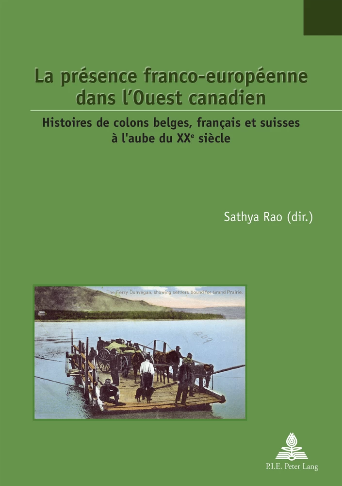 Titre: La présence franco-européenne dans l’Ouest canadien