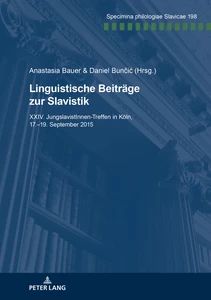 Titel: Linguistische Beiträge zur Slavistik