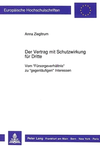 Title: Der Vertrag mit Schutzwirkung für Dritte