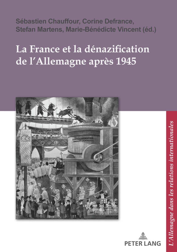 Titre: La France et la dénazification de l'Allemagne après 1945