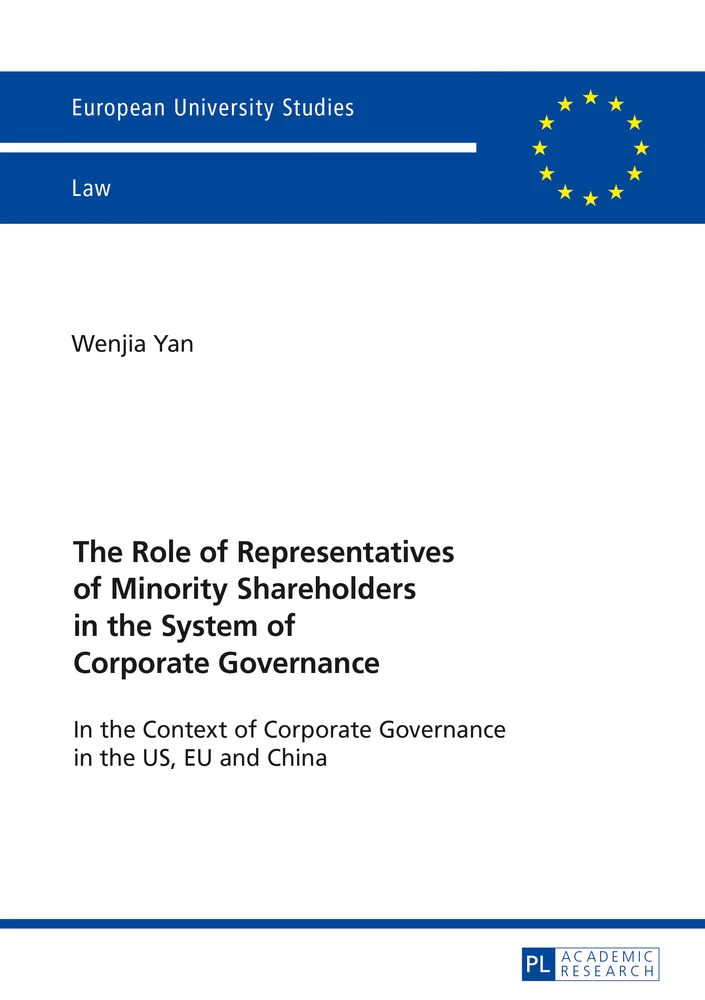 Title: The Role of Representatives of Minority Shareholders in the System of Corporate Governance