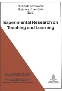 Title: Experimental Research on Teaching and Learning