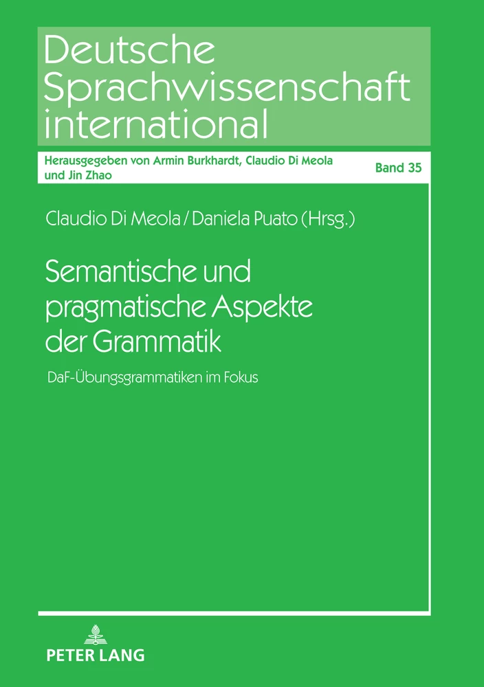 Titel: Semantische und pragmatische Aspekte der Grammatik