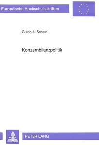Title: Konzernbilanzpolitik