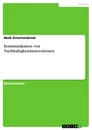 Titre: Kommunikation von Nachhaltigkeitsinnovationen