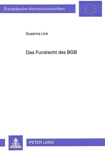 Title: Das Fundrecht des BGB