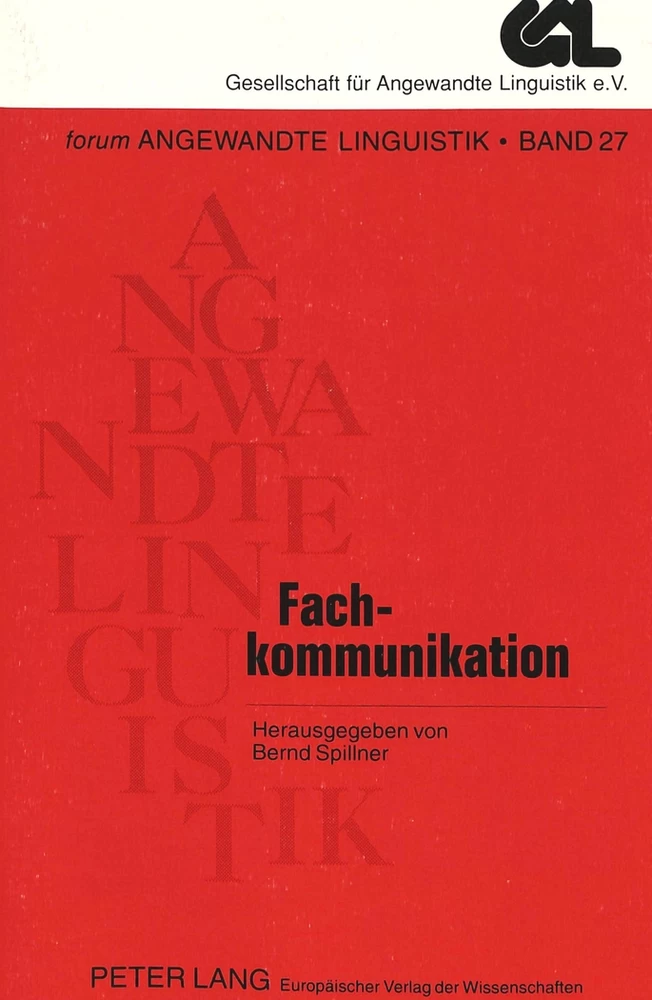 Title: Fachkommunikation