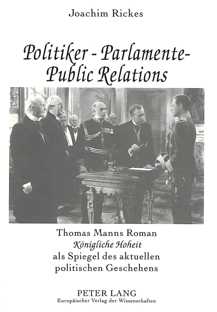 Titel: Politiker - Parlamente - Public Relations