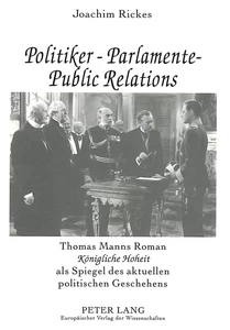 Title: Politiker - Parlamente - Public Relations