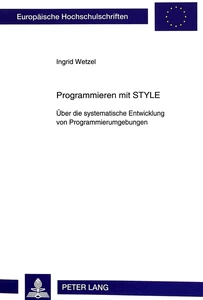 Titel: Programmieren mit STYLE