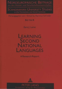 Title: Learning Second National Languages
