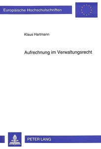 Title: Aufrechnung im Verwaltungsrecht